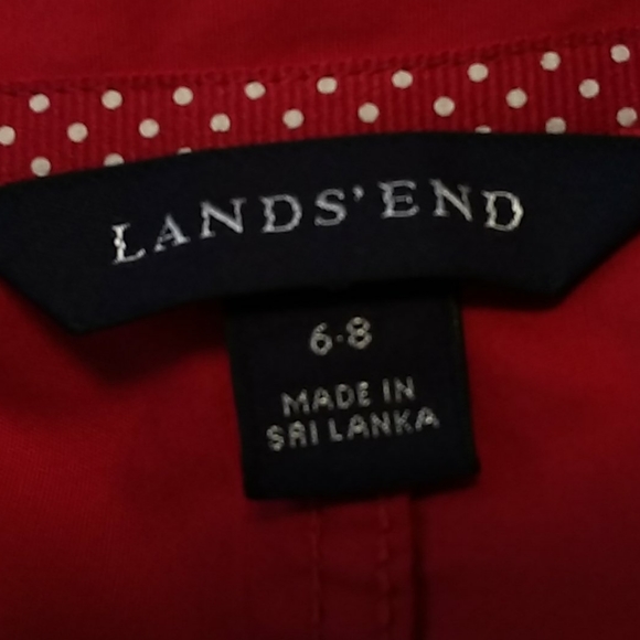 Lands' End Dark Coral Button Down Shirt - Picture 3 of 3